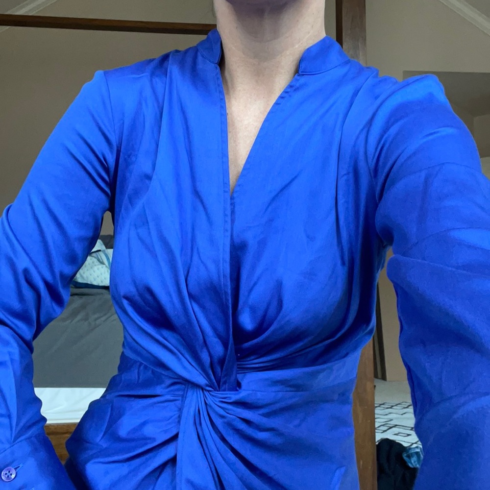 Antonio Melani Cobalt Blue Blouse